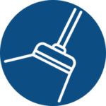 sealcoating icon on a blue background