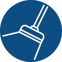 sealcoating icon on a blue background