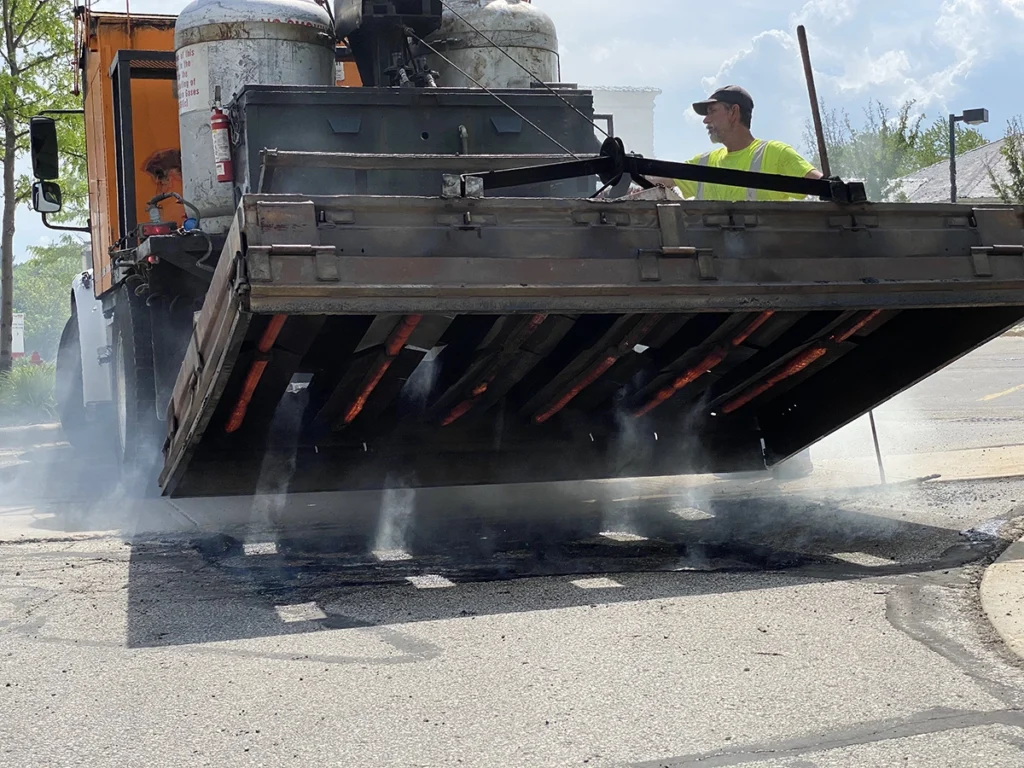 infrared asphalt repairs