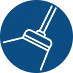 sealcoating icon on a blue background