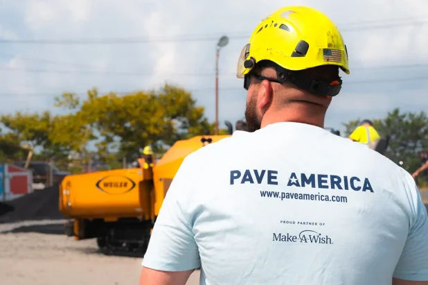 magnum paving partners with make a wish